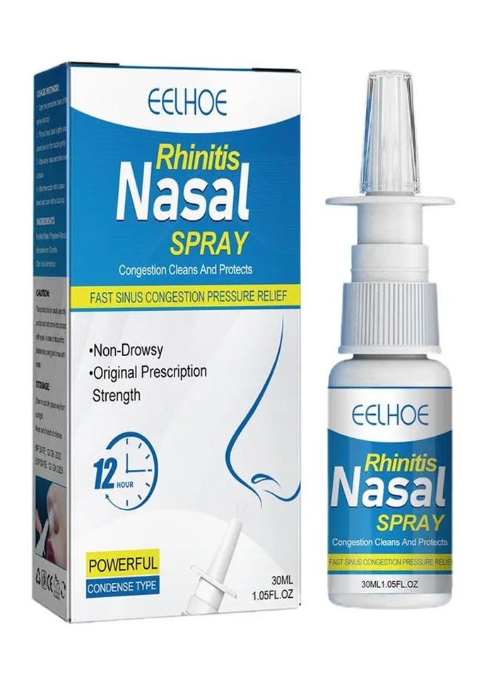 EELHOE Nasal Spray For Rhinitis Sinusitis Nose care Chinese Traditional Medical Herb Spray Rhinitis Treatment 30ml - Image 1