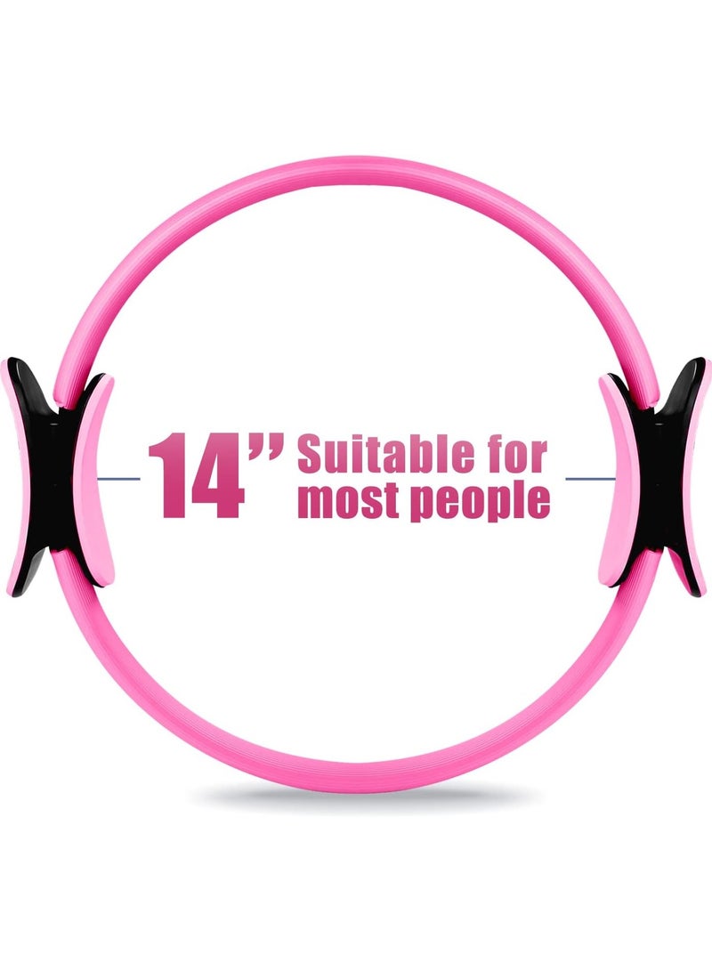 WAKYME Pilates Ring Circle - 40CM Resistance 8 KG Magic Fitness Circle for Toning Inner & Outer Thighs Bonus Workout Guide Included - Image 2
