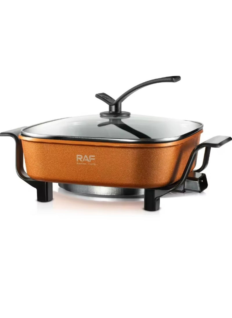 RAF RAF Multi-functional Electric Knob Control 1200W 5L Non-stick coating Electric Hot Pot Cooking  - Image 4