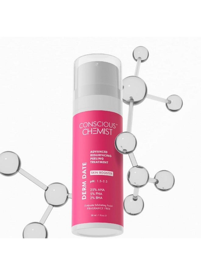 CONSCIOUS CHEMIST ® Advanced Resurfacing Peeling Solution 25% Aha + 2% Bha + 5% Pha Exfoliating Facial Serum Anti Aging Reduces Pore Congestion And Fine Line 30Ml - Image 1