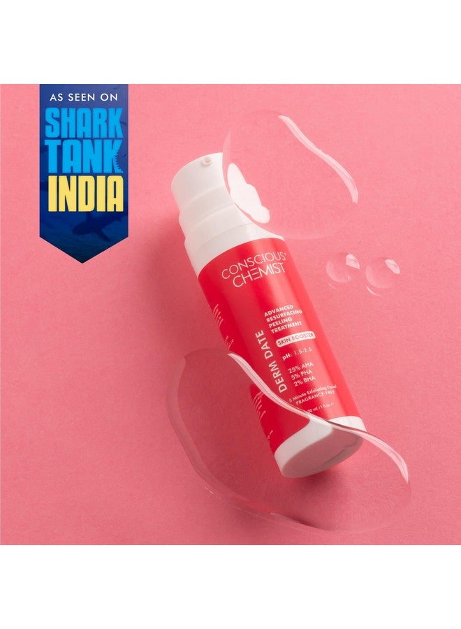 CONSCIOUS CHEMIST ® Advanced Resurfacing Peeling Solution 25% Aha + 2% Bha + 5% Pha Exfoliating Facial Serum Anti Aging Reduces Pore Congestion And Fine Line 30Ml - Image 2