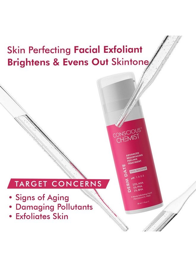 CONSCIOUS CHEMIST ® Advanced Resurfacing Peeling Solution 25% Aha + 2% Bha + 5% Pha Exfoliating Facial Serum Anti Aging Reduces Pore Congestion And Fine Line 30Ml - Image 5