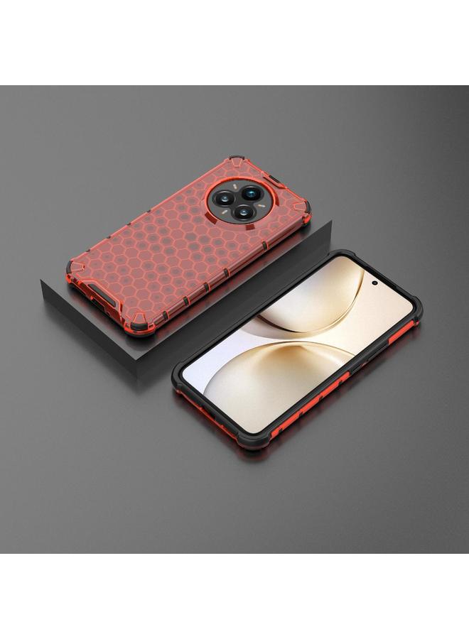 S-TOP Case For Realme 14 Pro+ 5G Shockproof Honeycomb PC + TPU Protective Phone Case - Image 2