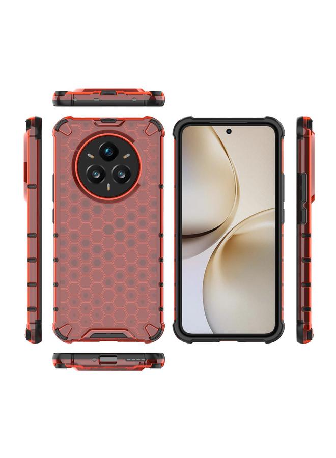 S-TOP Case For Realme 14 Pro+ 5G Shockproof Honeycomb PC + TPU Protective Phone Case - Image 3