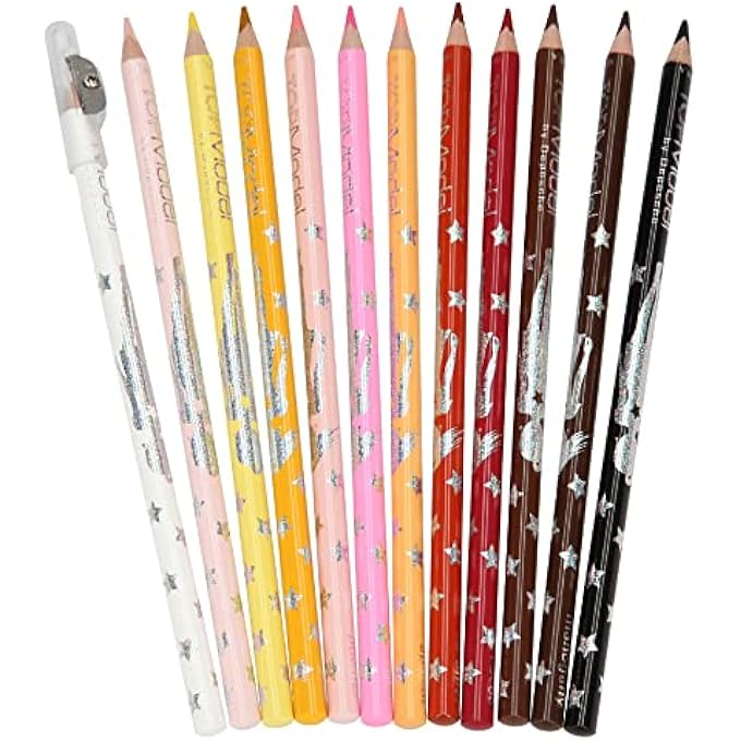 TOPMODEL COLOURED PENCIL SET (SKIN AND HAIR COLOURS) - Image 3