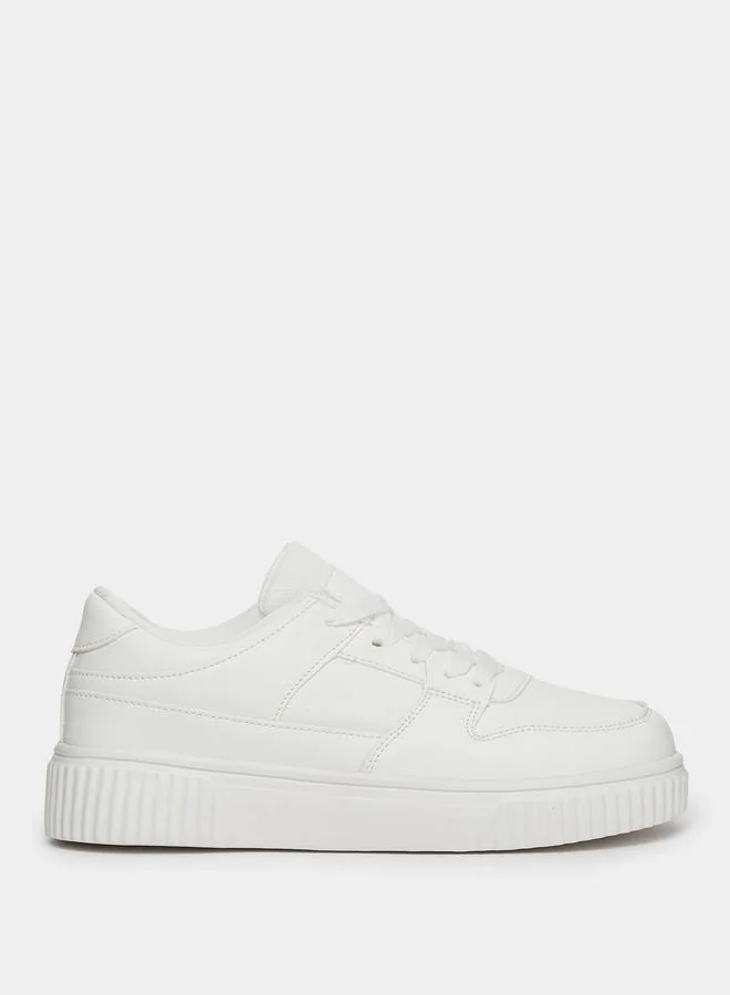 Styli Styli Platform Sole Lace Up Sneakers
