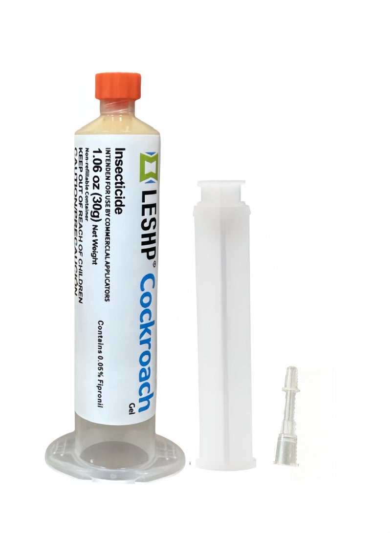 LESHP Cockroach Gel Bait (1 tube)- Suitable for indoor and outdoor ready-to-use cockroach control - Image 1