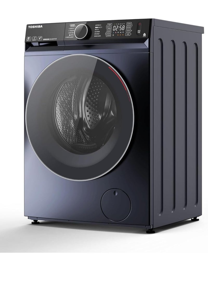توشيبا Washing Machine 9KG Washer + 6 KG dryer WIFI Origin Inverter 1400 RPM Morandi Grey TWD-BM100GF4EG(MK) 9 kg TWD-BM100GF4EG(MK) Morandi Grey - Image 2
