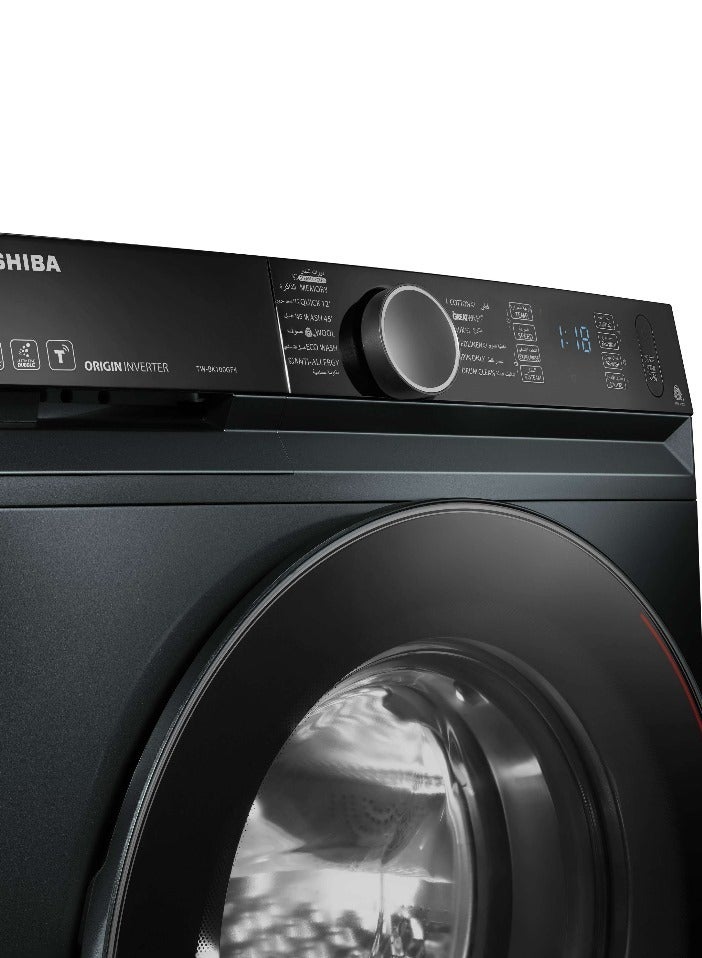 توشيبا Washing Machine 9KG Washer + 6 KG dryer WIFI Origin Inverter 1400 RPM Morandi Grey TWD-BM100GF4EG(MK) 9 kg TWD-BM100GF4EG(MK) Morandi Grey - Image 5