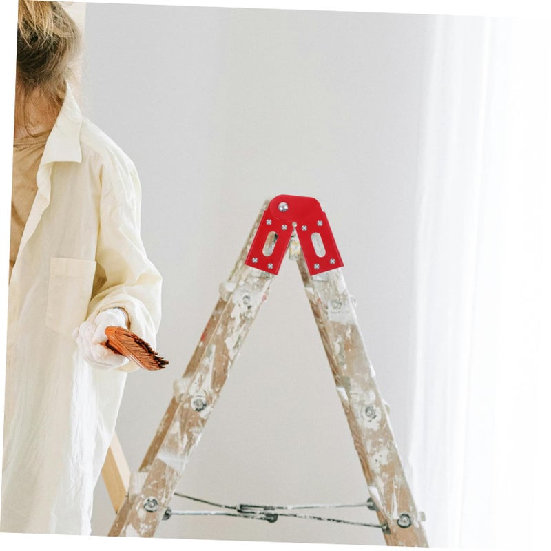 2Pcs Steel Attic Ladder Hinge Replacement Kit For Step Ladder Repair Commercial Use - Image 3