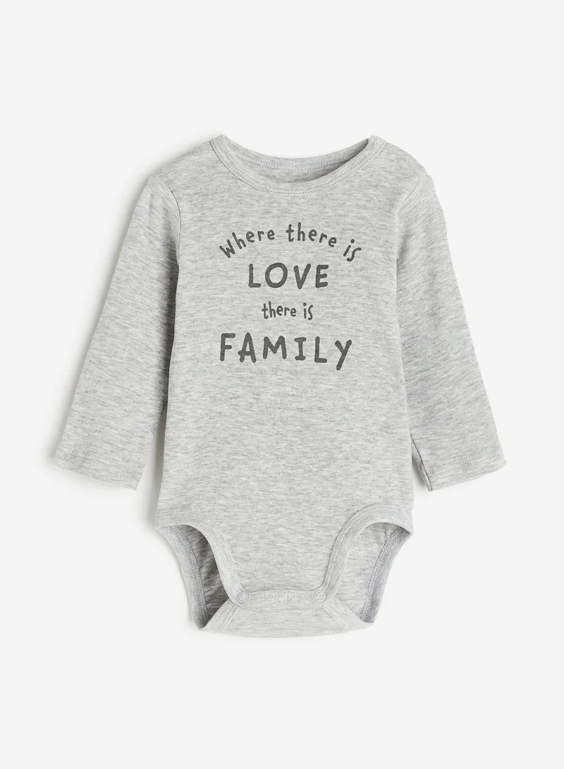 H&M Kids Text Print Bodysuit