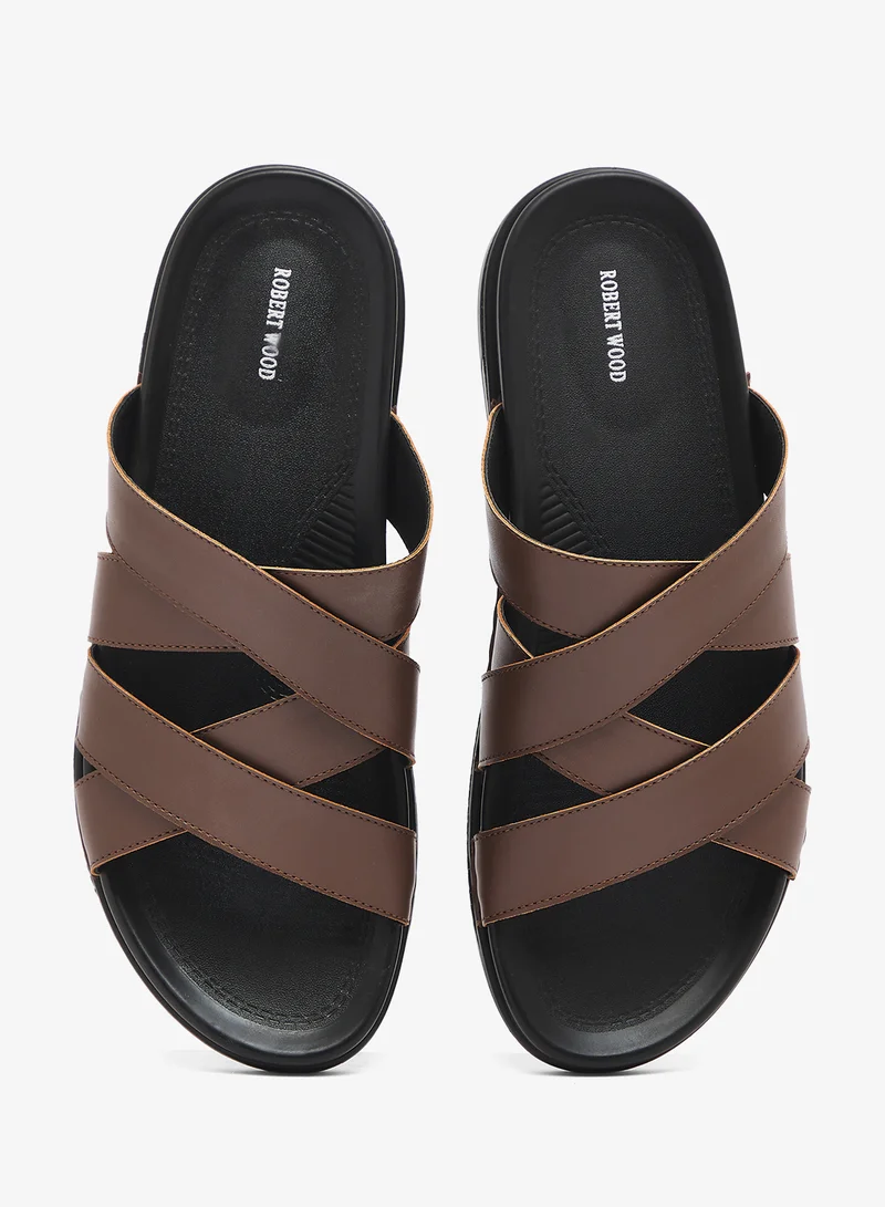 Robert Wood  Comfort Footbed Strappy Sandals for Men | Best Price UAE
