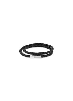 CALVIN KLEIN CALVIN KLEIN JEWELRY INDUSTRIAL FACETS MENS LEATHER BRACELET - 35100042  - Image 3