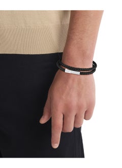 CALVIN KLEIN CALVIN KLEIN JEWELRY INDUSTRIAL FACETS MENS LEATHER BRACELET - 35100042  - Image 2