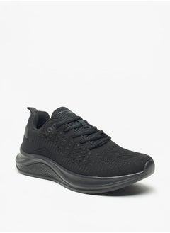 Dash Textured Sports Shoes with Lace-Up Closure  - Image 1