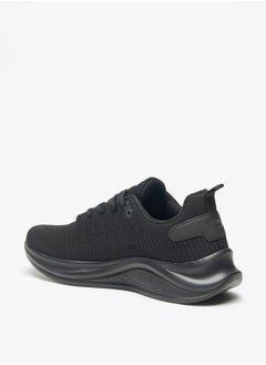 Dash Textured Sports Shoes with Lace-Up Closure  - Image 2