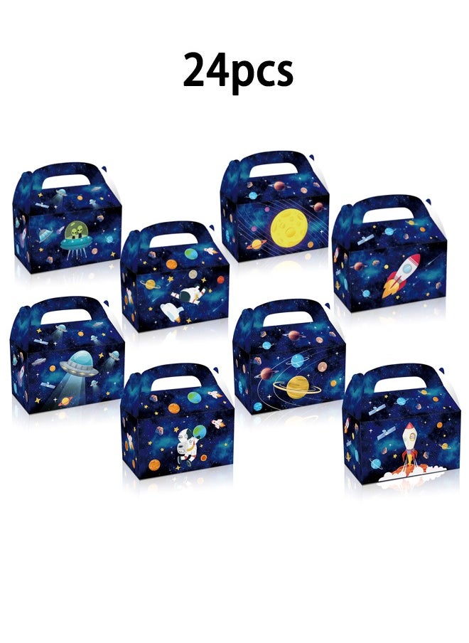 Zeemey 24 Pieces Party Favor Bags,Shopping Bag,Party Bags For Kids, supplies Snack candy Gift Bag Food Bags,Double-Sided Bags For Birthday Wedding Celebrations Party Favors 16*10*10  - Image 1