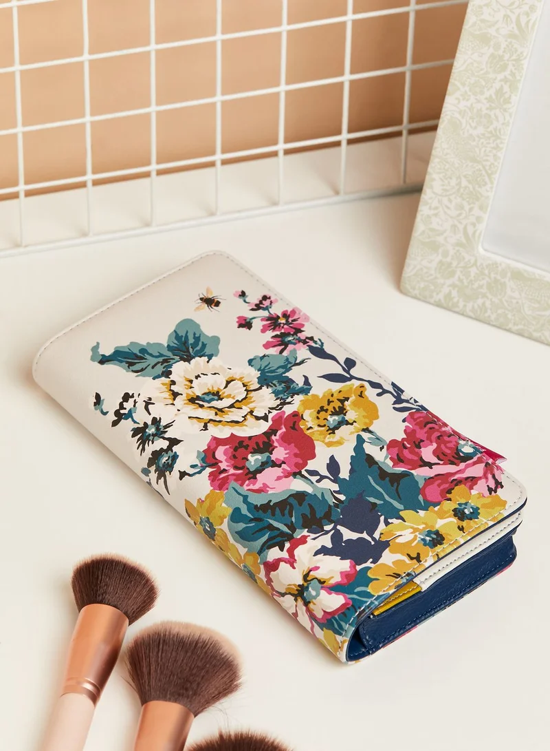 Joules Floral Travel Wallet