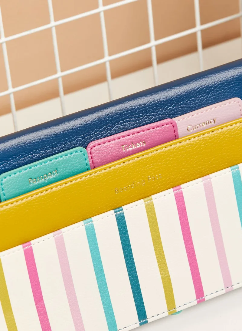 Joules Floral Travel Wallet