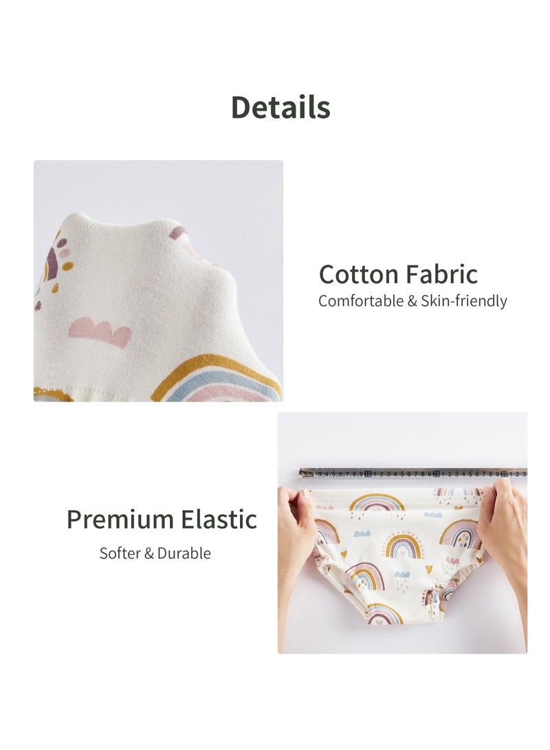 HFN Baby Potty Training Pants 3 Packs Washable Breathable 6 Layer Cotton Cloth Diapers Toddler Reusable Training Underwear for Everyday Use - Image 4