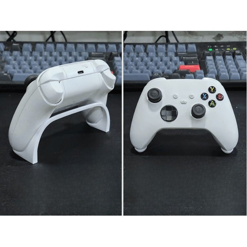 Black Minimalist Xbox Controller Stand Neat Desktop Organizer Display Rack - Image 4