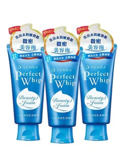 Senka Shiseido Senka Whip Cleansing Foam 120g,Pack of 3  - Image 1