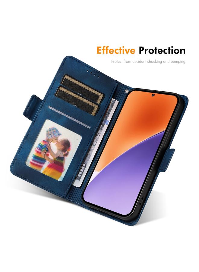 ENKAY Case For Xiaomi 15 Embossed Rhombus Starry Leather Phone Case with Screen Film - Image 5