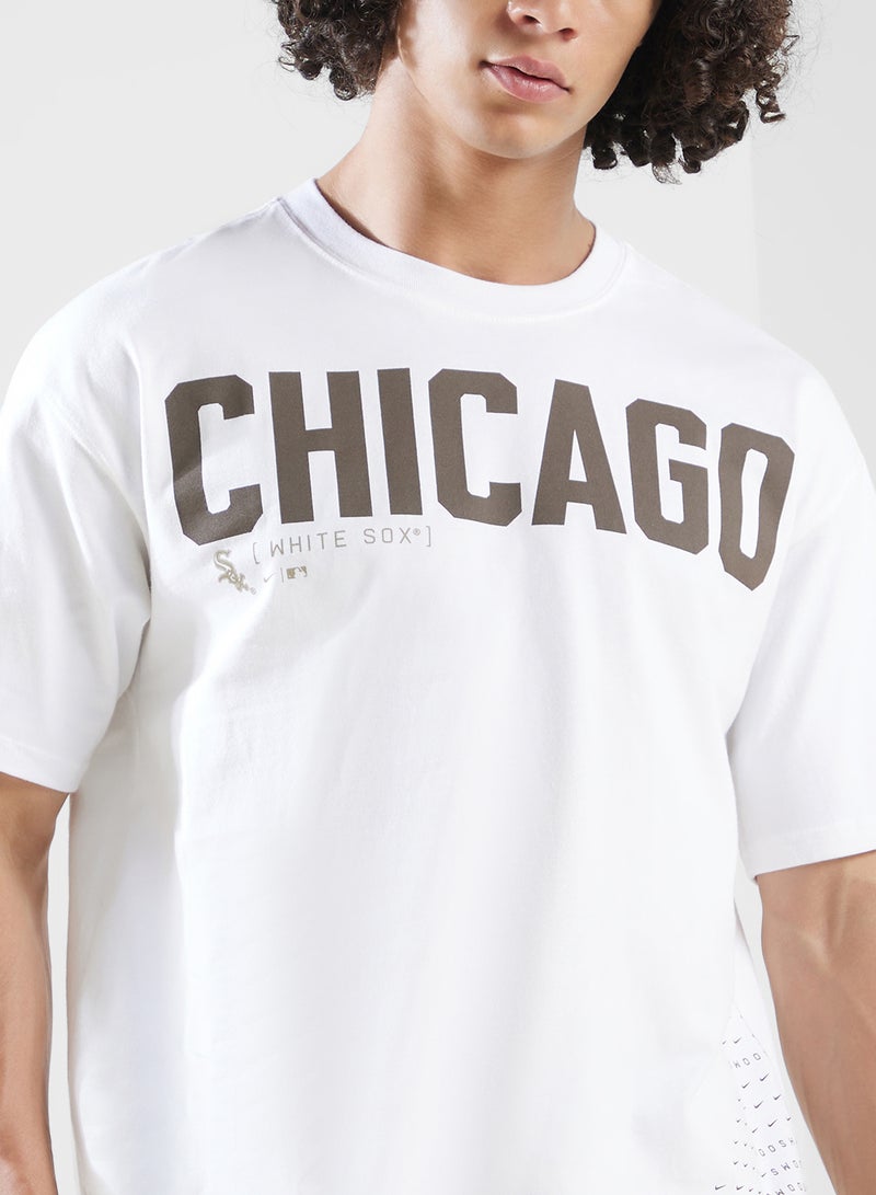 Nike Chicago Bulls White Sox Max 90 T-Shirt - Image 3