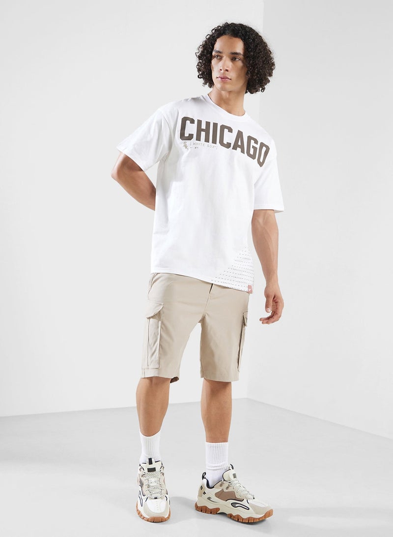 Nike Chicago Bulls White Sox Max 90 T-Shirt - Image 4