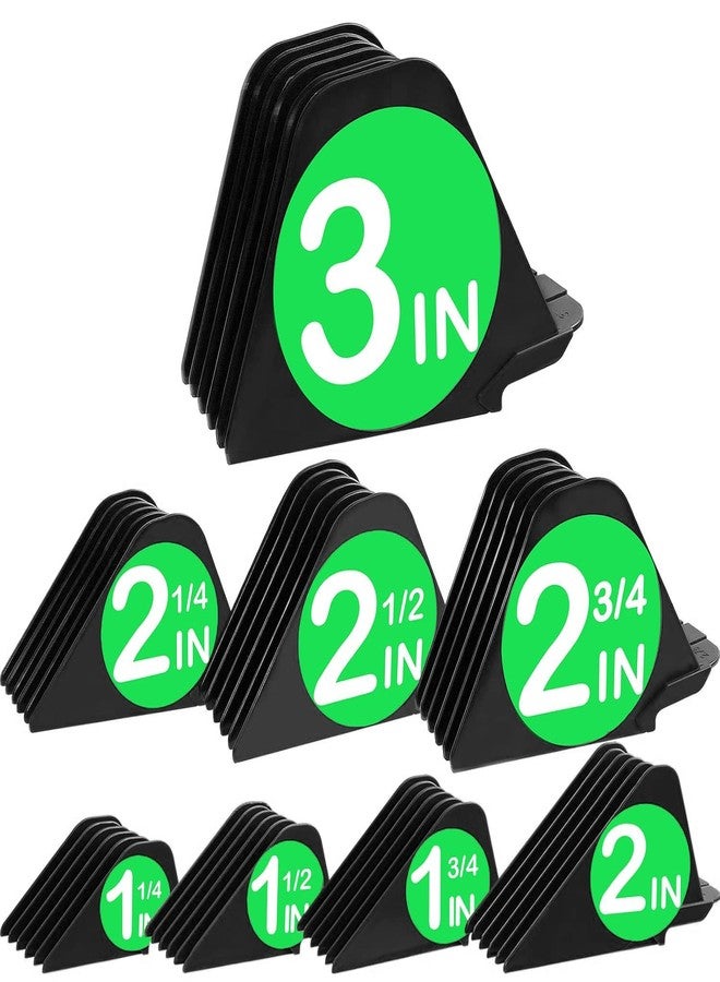 CR8GR8 3 Inch Hair Clipper Combs Guides, Hair Clipper Guards 1 & 1/4" 1 & 1/2" 2", Mega NO.16 NO.12 NO.10 fits for most Wahl Clippers (Black, 8pcs Mega Set) - Image 1