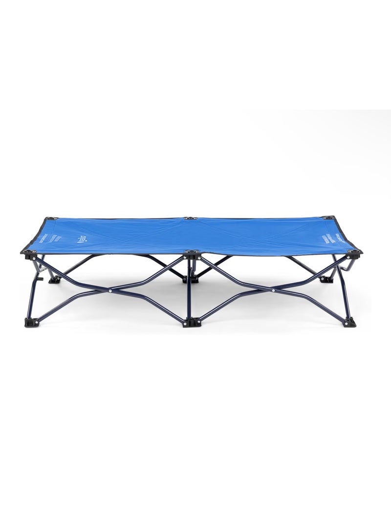 Regalo My Cot Portable Toddler Bed, Includes Fitted Sheet, Royal Blue - Image 1