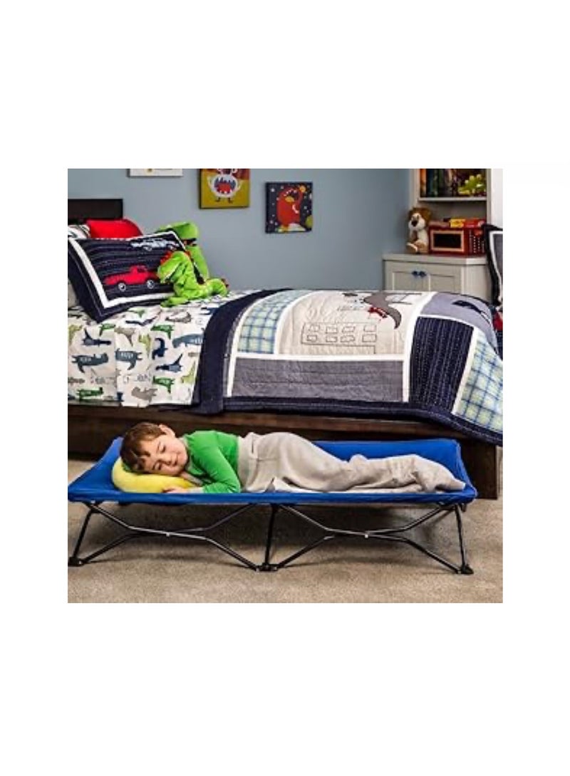Regalo My Cot Portable Toddler Bed, Includes Fitted Sheet, Royal Blue - Image 5