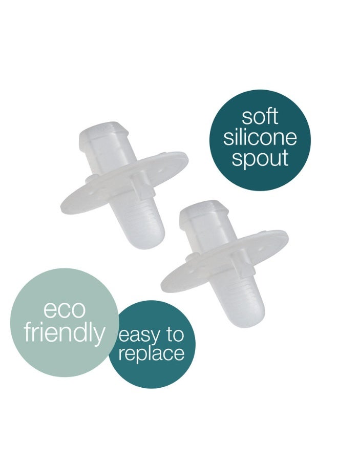 B.Box Insulated Drink Bottle with Straw | Stainless Steel Water Bottle for Kids 3+ Years | Push Button Lid | BPA-Free | Keeps Drinks Cold up to 15 Hours | 500ml (17 fl oz)-Blue Slate - Image 3