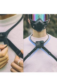 Y&D SYOSI Neck Holder Mount for Gopro Chest Strap Harness Compatible GoPro Hero 11 10 9 8 7 6 5 Black DJI Osmo Action 3 2 Insta 360 ONE R and Most Cameras  - Image 3