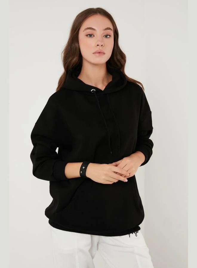 Lela Lela Regular Fit Cotton Hooded Collar Raised Winter 2-Pack Sweat Women's SWEAT 5863854S2