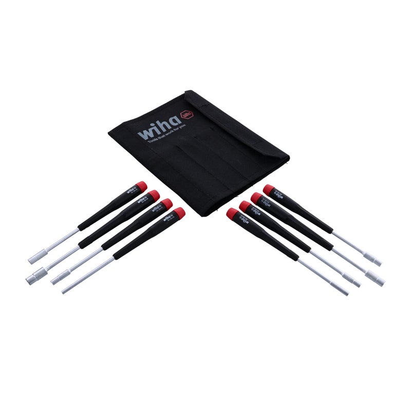 Wiha Wiha 26598 Nut Driver Set Metric In Canvas Pouch 8 Piece  - Image 1