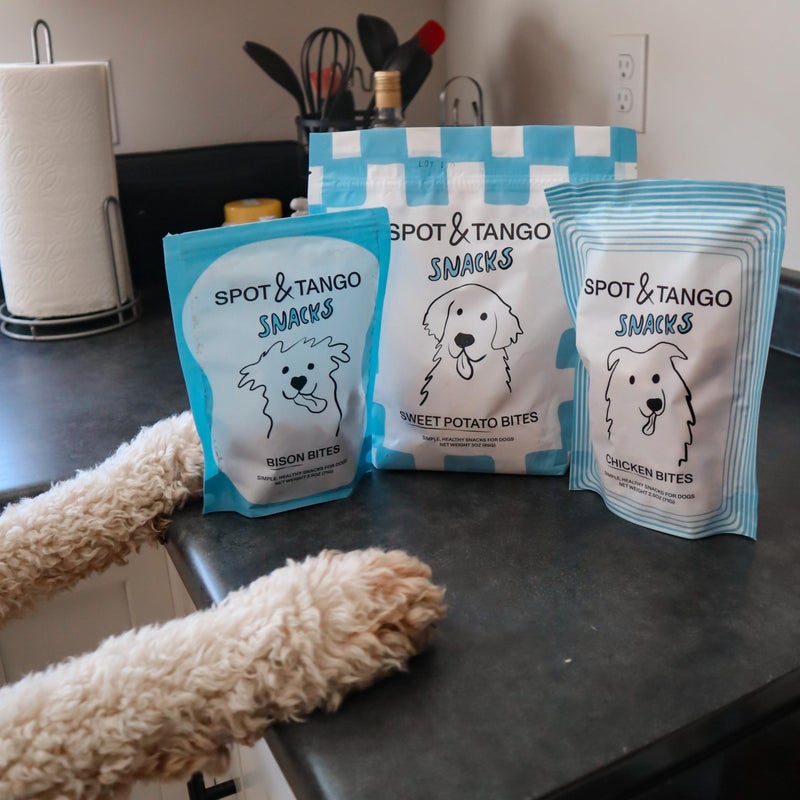 Spot & Tango Chicken Bites Dog Treats - Single Ingredient, 100% Chicken Breast - Freeze-Dried Treats - Grain & Gluten-Free - USA-Made - for Small, Medium, and Large Dogs - Image 3