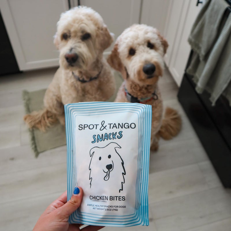 Spot & Tango Chicken Bites Dog Treats - Single Ingredient, 100% Chicken Breast - Freeze-Dried Treats - Grain & Gluten-Free - USA-Made - for Small, Medium, and Large Dogs - Image 2