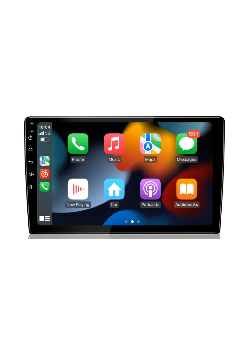 فيريكس شاشة سيارة أندرويد 9 إنش 4 جيجابايت رام 32 جيجابايت تخزين | دعم Apple CarPlay و Android Auto لاسلكي | شاشة QLED تعمل باللمس | تدعم شريحة SIM | بلوتوث مدمج وواي فاي وUSB وراديو FM | كاميرا خلفية رؤية ليلية - Image 1