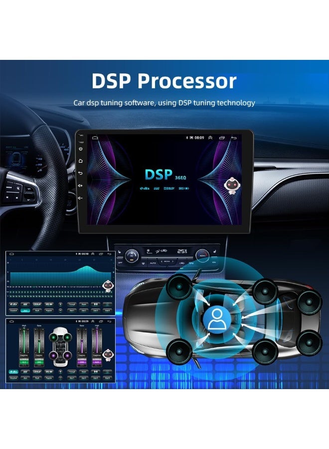 فيريكس شاشة سيارة أندرويد 9 إنش 4 جيجابايت رام 32 جيجابايت تخزين | دعم Apple CarPlay و Android Auto لاسلكي | شاشة QLED تعمل باللمس | تدعم شريحة SIM | بلوتوث مدمج وواي فاي وUSB وراديو FM | كاميرا خلفية رؤية ليلية - Image 4
