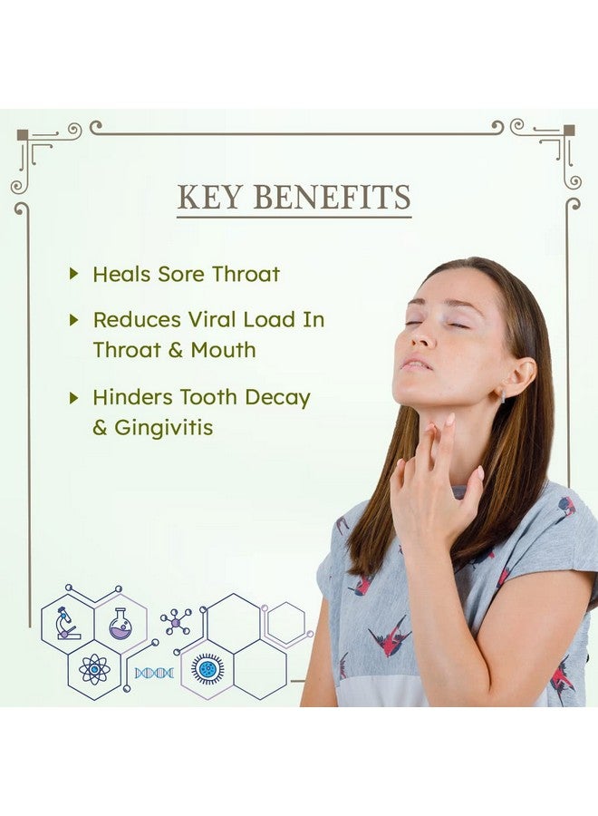 اي تو كيور غسول الفم آي 2 جارجل المضاد للبكتيريا والجراثيم | سائل غسول فم عضوي طبيعي لرائحة الفم الكريهة | يقتل جميع البكتيريا والفطريات والفيروسات في تجويف الفم - 20 مل لكل منهما (عبوة من قطعتين) - Image 4