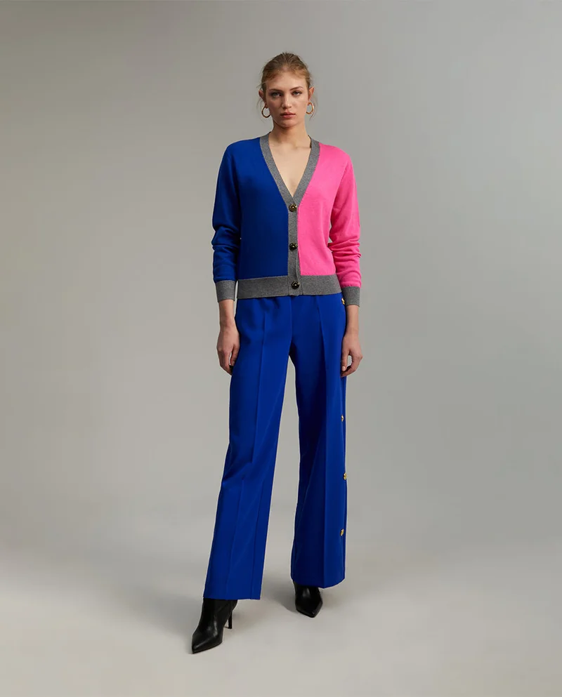 Lola Casademunt Three-tone cardigan