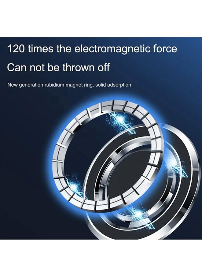 Muyixin حامل الهاتف المحمول المغناطيسي للوحة القيادة في السيارة مناسب لجميع الهواتف (ذراع تعديل متعدد الزوايا) - Image 4