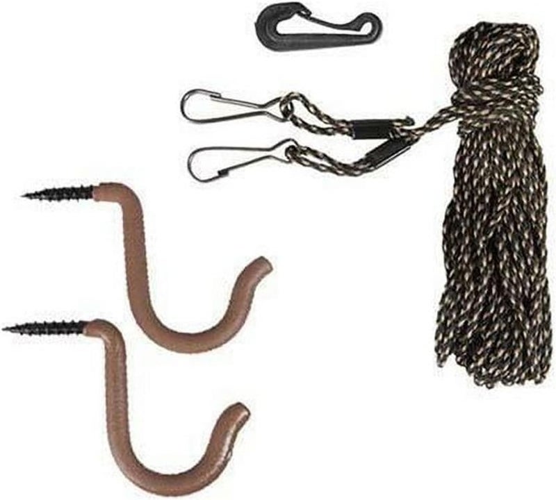 HME Hoist Rope with Hooks (25 FT) - Reliable Sturdy Adjustable Easy-to-Install Combo Pack for Lifting Hunting Gear - Image 4