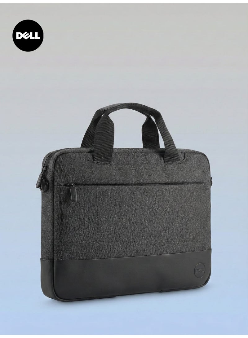 DELL Laptop Sleeve, Lightweight 13-inch Laptop and Tablet Protective Case with Secure Zipper, Water-Resistance, Front Storage Pocket and Padded Interior for MacBook Air, iPad Air, Dell XPS 13 Black - Image 2