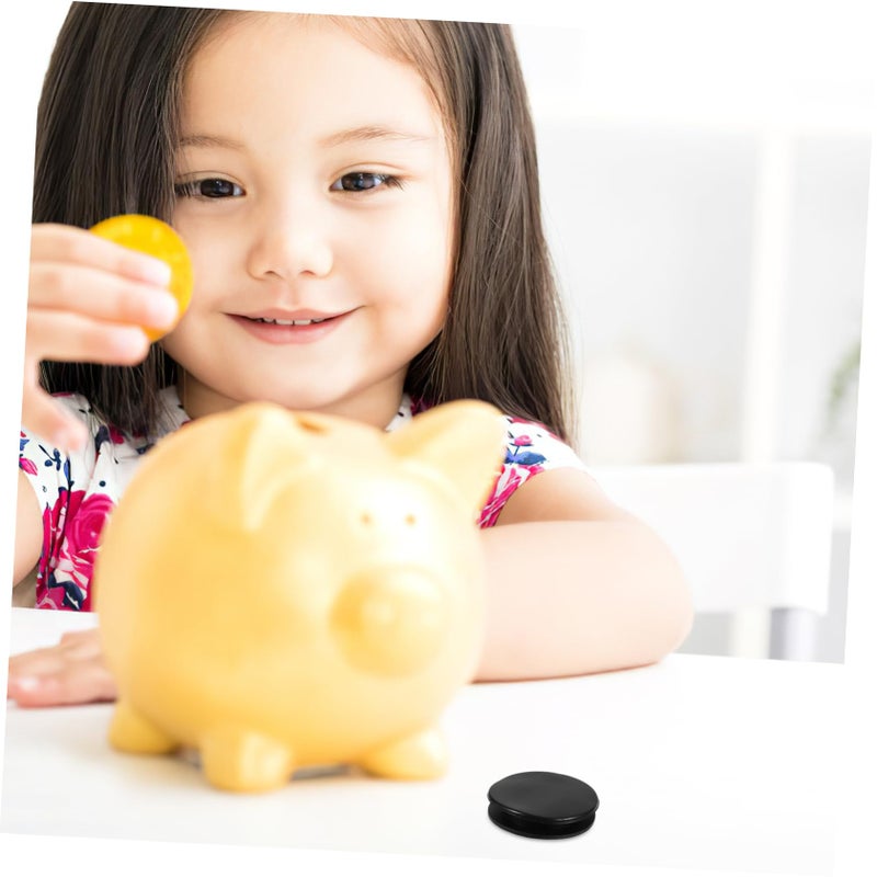 10pcs Round Piggy Bank Sealing Caps Prevent Loss Secure Storage Easy Cleaning - Image 5