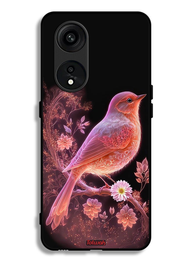 Tolwak Oppo Reno 8T 5G Protective Case Cover Cute Bird Art - Image 1