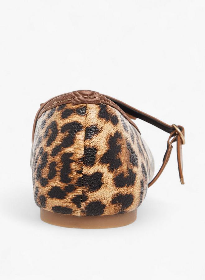 سيليست أحذية باليرينا بطبعة حيوانات للنساء - Image 5