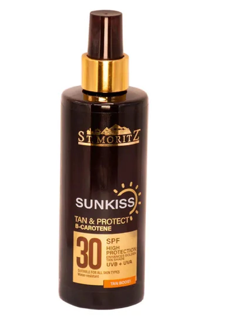 ST MORITZ ST.MORITZ SUNKISS TAN&PROTECT B-CAROTENE SPF30+HP 250ML