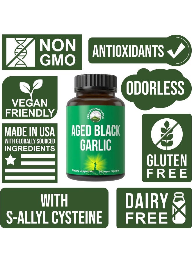 Peak Performance Aged Black Garlic Capsules - Image 3